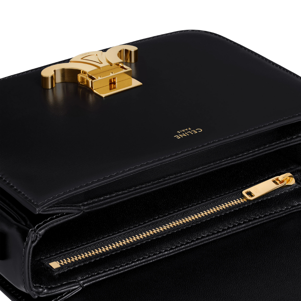 Celine – Borsa Teen Triomphe in pelle di vitello lucida