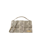 Jacquemus Le Grand Bambino Stampa Zebrata – Logo Oro