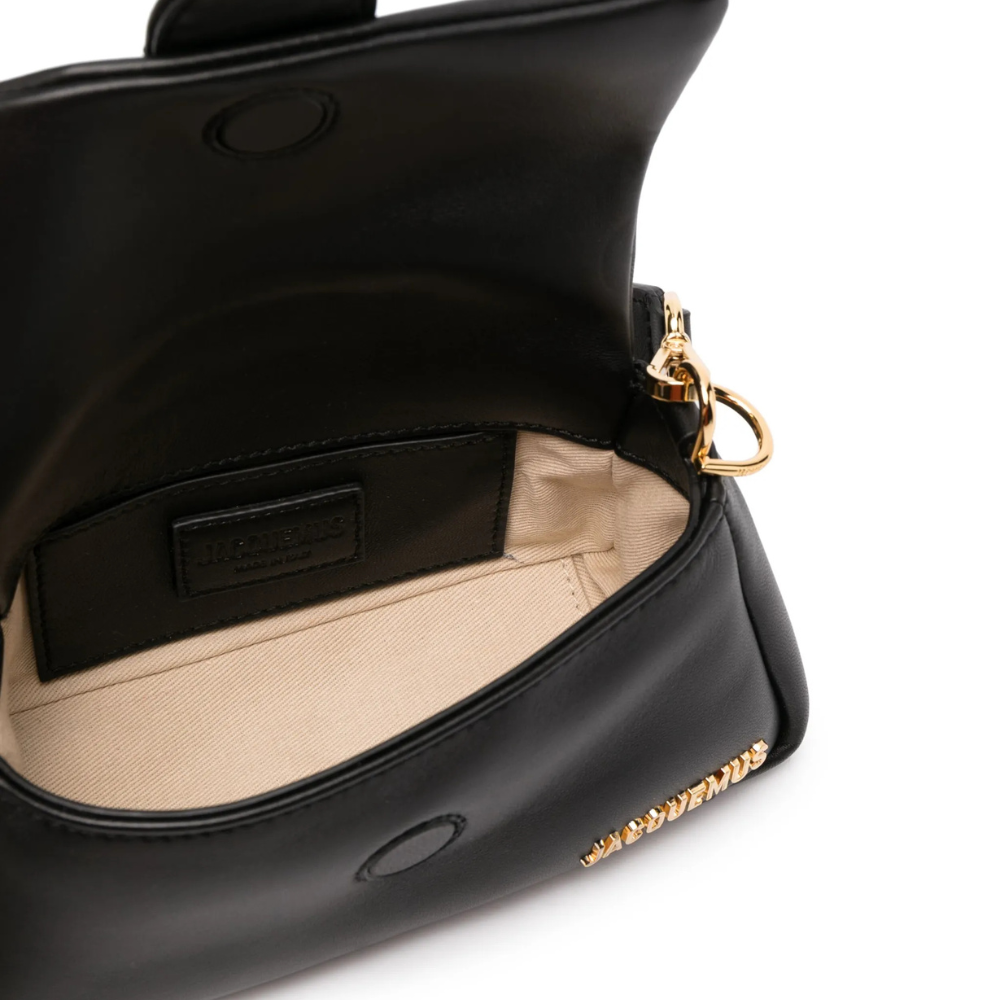 Jacquemus Le Petit Bambimou Nero – Logo Oro