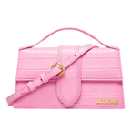 Jacquemus – Le Grand Bambino Rosa Croc – Logo Oro