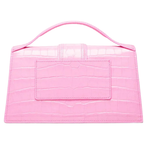 Jacquemus – Le Grand Bambino Rosa Croc – Logo Oro