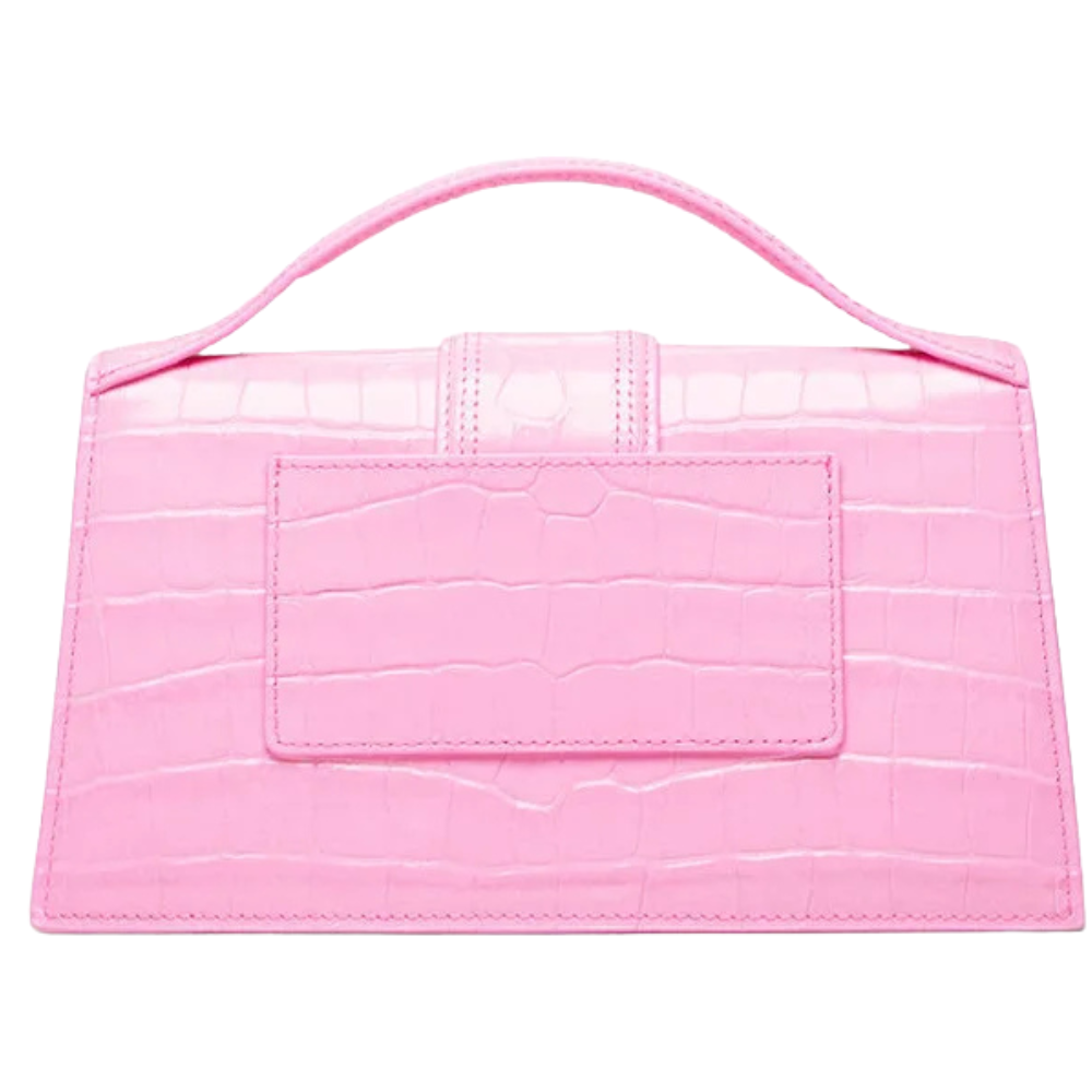 Jacquemus – Le Grand Bambino Rosa Croc – Logo Oro