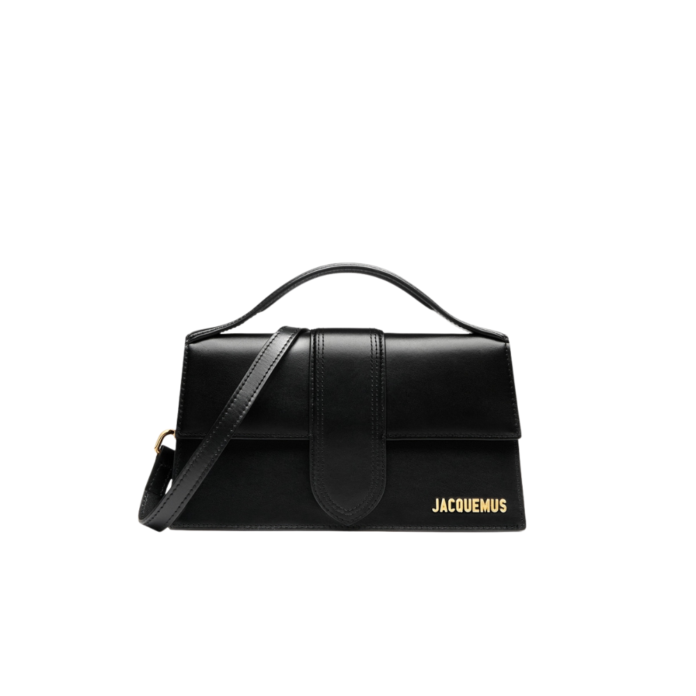 Jacquemus – Le Grand Bambino Nero con logo oro