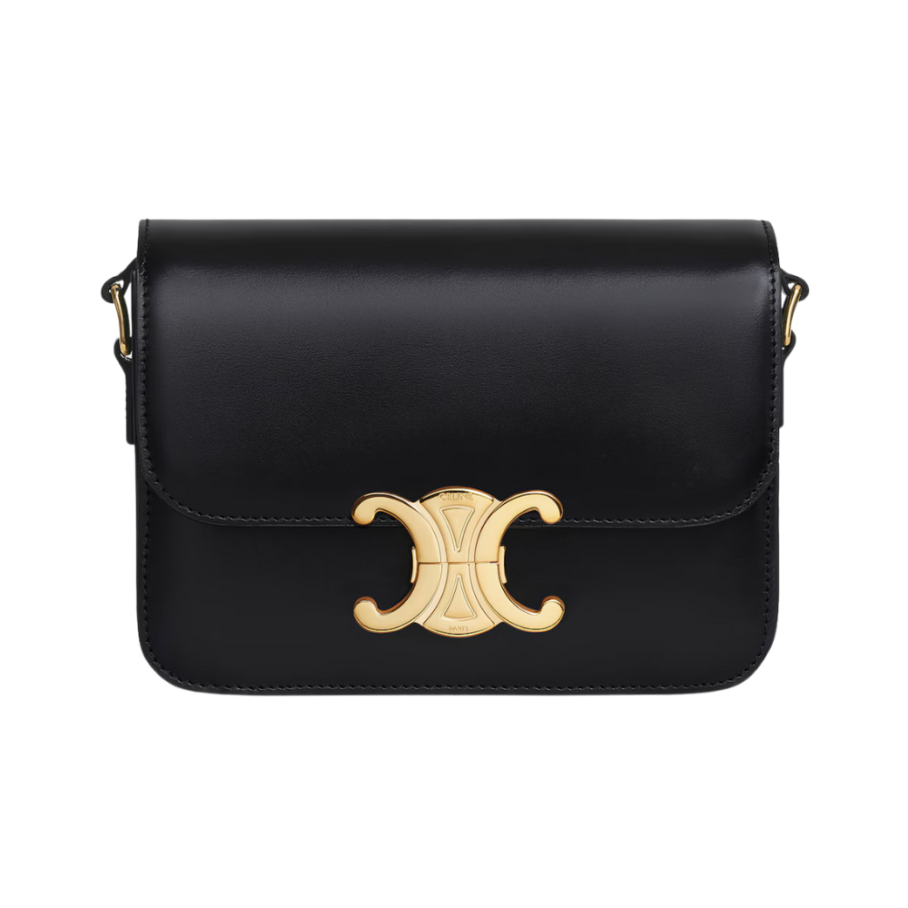 Celine – Borsa Teen Triomphe in pelle di vitello lucida