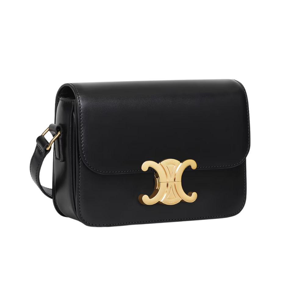 Celine – Borsa Teen Triomphe in pelle di vitello lucida
